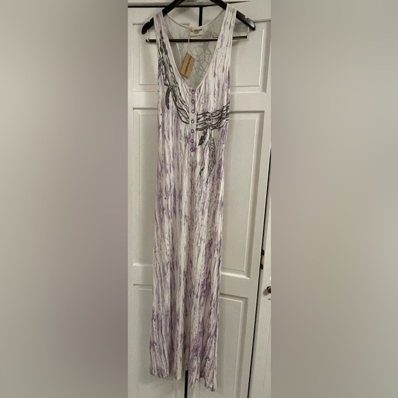 MM Unplugged by Miss Me Maxi Dress Size Large NWT - Picture 1 of 6